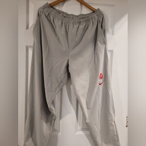 Mens large light grey Ohio State puff track pants